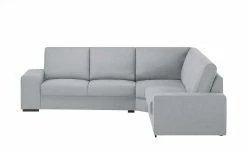 Ecksofa Renée | Silbergrau Mikrofaser