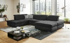 Lounge Collection Wohnlandschaft Spencer | Schwarz links Grundfunktion