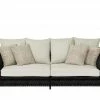 Sofa Charlene | Beige / Schwarz /Creme