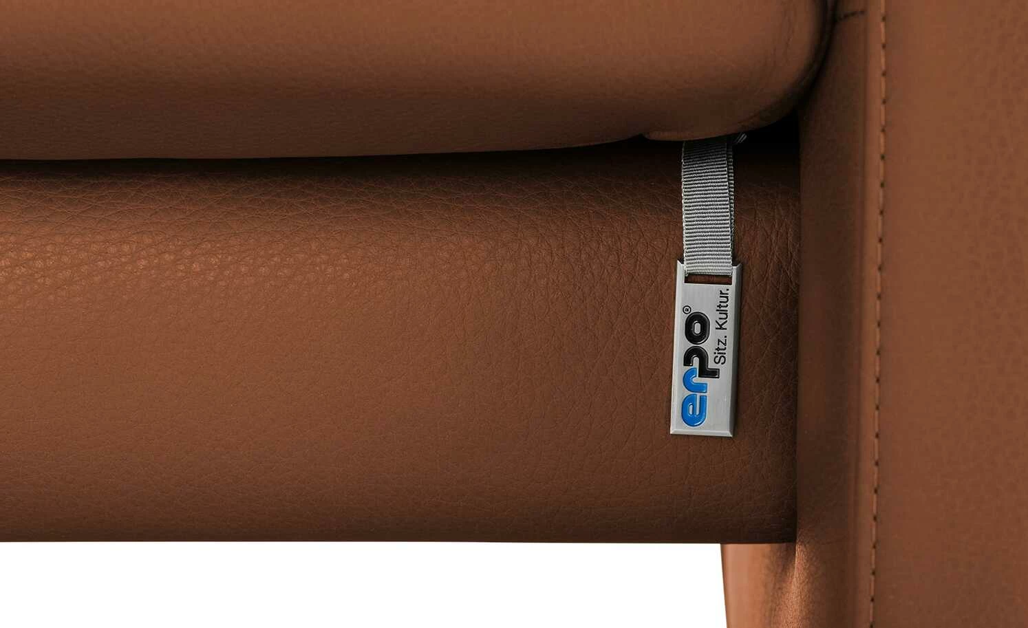 erpo just relax Ledersofa JR 290 Trento | Tabac (Braun-Orange) 2,5 11 erpo just relax Ledersofa JR 290 Trento | Tabac (Braun-Orange) 2,5 – Bild 9
