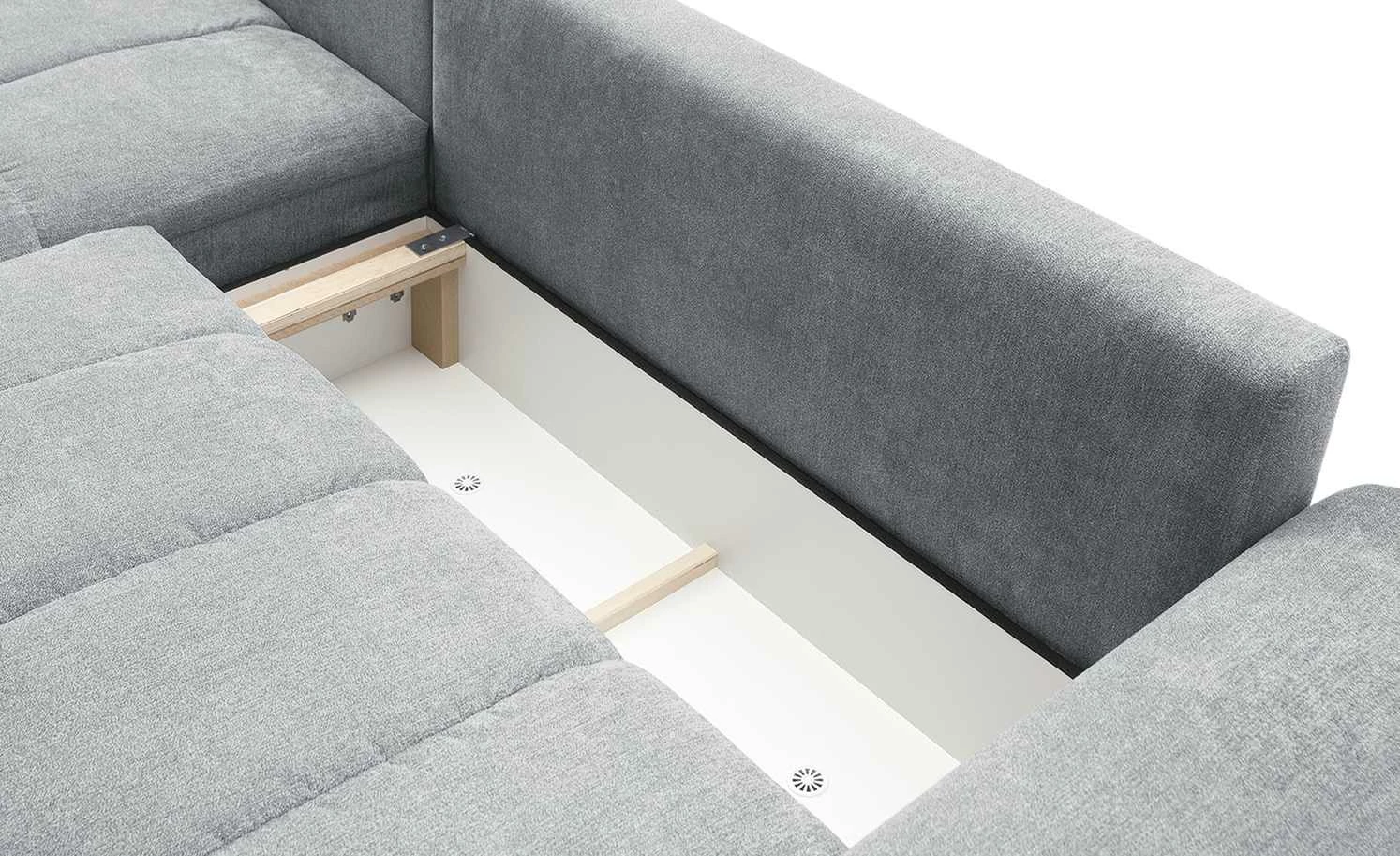 bobb Ecksofa Soumia | Melange (Grau) rechts Mikrofaser 21 bobb Ecksofa Soumia | Melange (Grau) rechts Mikrofaser – Bild 19