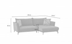bobb Ecksofa Yolanda | Rot rechts AquaClean-Webstoff (Pascha) -Sofas Verkaufsladen 25402443 4 202106172234