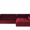 uno Ecksofa aus Samt Origo | Rot rechts -Sofas Verkaufsladen 25402513 2 201910282241