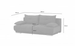 bobb Schlafsofa Isalie | Grau (Melange) -Sofas Verkaufsladen 25402780 18 202106181241