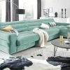 pop Ecksofa Samt Scarlatti | Türkis rechts -Sofas Verkaufsladen 25402880 1 201911051103