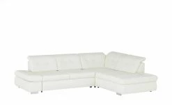Lounge Collection Ecksofa Leder Spencer | Weiß rechts Grundfunktion -Sofas Verkaufsladen 25403211 3 201912232237