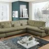 Lounge Collection Ecksofa Leder Spencer | Moosgrün rechts Grundfunktion