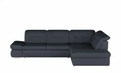 Lounge Collection Ecksofa Leder Spencer | Nachtblau rechts Grundfunktion
