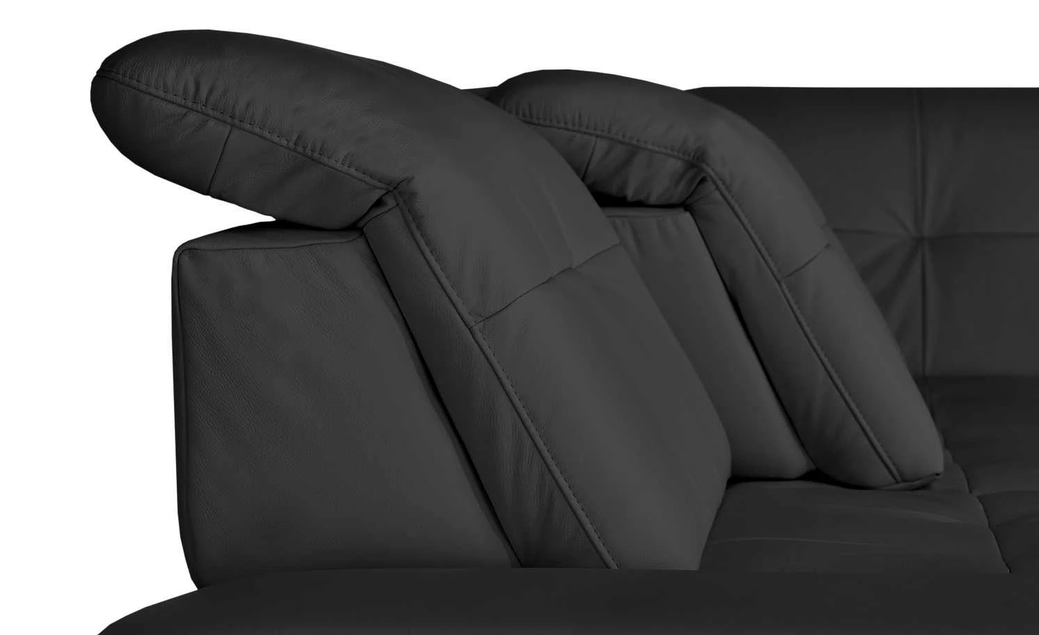 Lounge Collection Ecksofa Leder Spencer | Schwarz rechts Grundfunktion 10 Lounge Collection Ecksofa Leder Spencer | Schwarz rechts Grundfunktion – Bild 8