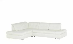 Lounge Collection Ecksofa Leder Spencer | Weiß links Grundfunktion -Sofas Verkaufsladen 25403224 7 201912232237
