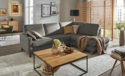 Max Schelling Ecksofa Maximum Plus | Anthrazit rechts ohne eckig, eckig