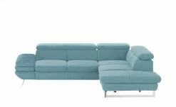 uno Ecksofa Preston | Azur (Hellblau) rechts Grundfunktion -Sofas Verkaufsladen 25404198 8 201912092242