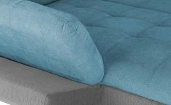 uno Wohnlandschaft Elias II | Matte: Azur, Korpus: Steingrau rechts Erweiterte Funktion -Sofas Verkaufsladen 25404302 7 201912102236