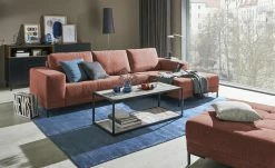 smart Ecksofa Garda | Rotbraun (Terra) rechts Webstoff -Sofas Verkaufsladen 25404347 8 202003202251