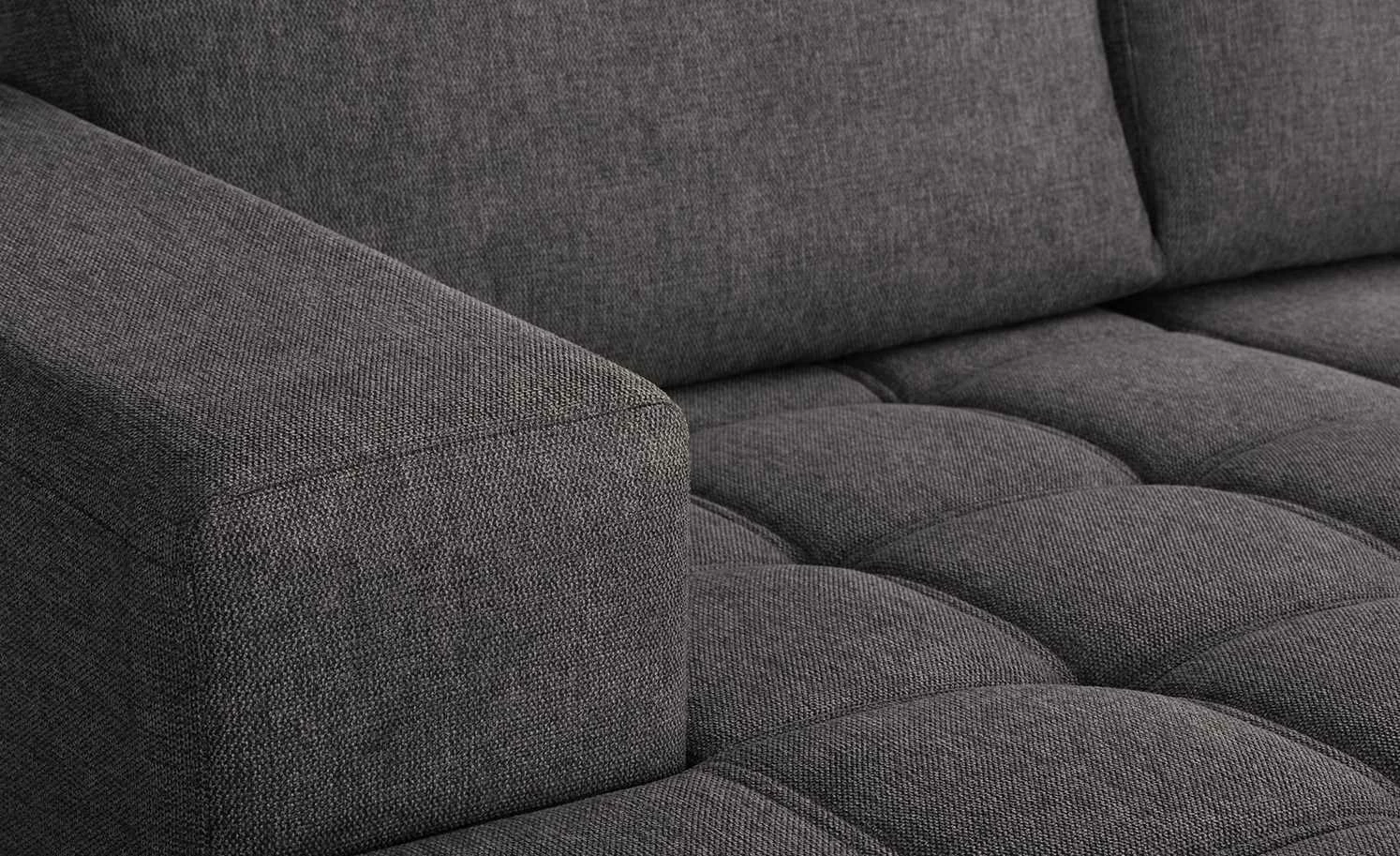 smart Ecksofa Garda | Braun links Webstoff 6 smart Ecksofa Garda | Braun links Webstoff – Bild 4