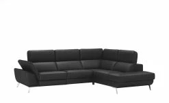 uno Ecksofa Leder Dallas | Schwarz rechts Grundfunktion -Sofas Verkaufsladen 25405076 11 202106172234