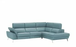 uno Ecksofa Leder Dallas | Hellblau rechts Grundfunktion -Sofas Verkaufsladen 25405085 2 202106172234