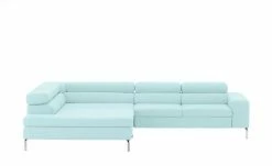 Gallery M Ecksofa Felicia | Hellblau links Grundfunktion