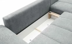 bobb Ecksofa Soumia | Melange (Grau) links Mikrofaser -Sofas Verkaufsladen 25405544 3 202003262236