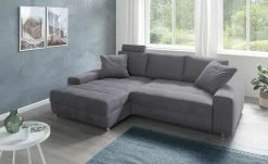 bobb Ecksofa Arissa de Luxe | Anthrazit links