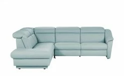 himolla Ecksofa Leder 9707 | Hellblau links Grundfunktion -Sofas Verkaufsladen 25405602 2 202001161148
