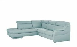 himolla Ecksofa Leder 9707 | Hellblau links Grundfunktion -Sofas Verkaufsladen 25405602 8 202001161148