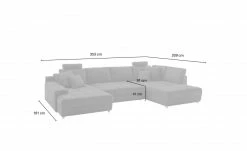 bobb Wohnlandschaft Arissa de Luxe | Steingrau rechts -Sofas Verkaufsladen 25405780 10 202106181241