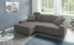 bobb Ecksofa Arissa de Luxe | Graubraun links