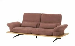 W.SCHILLIG Leder Sofa Imperia | Blush (Rot) 220|cm Grundfunktion -Sofas Verkaufsladen 25406353 12 202001272236