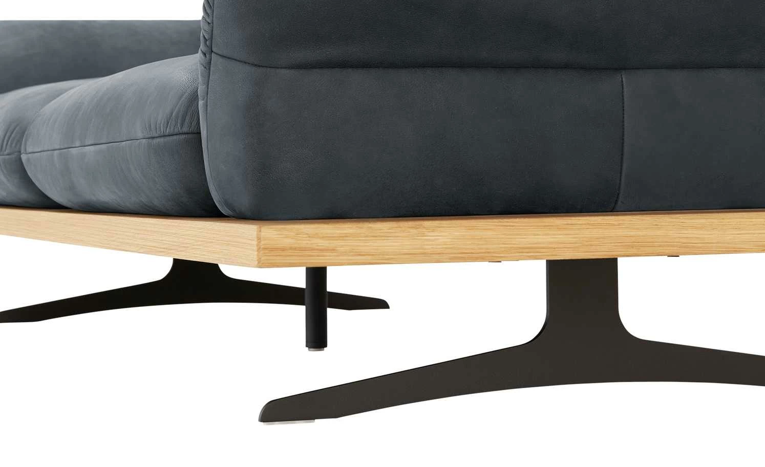 W.SCHILLIG Leder Sofa Imperia | Dunkelblau 220|cm Grundfunktion 6 W.SCHILLIG Leder Sofa Imperia | Dunkelblau 220|cm Grundfunktion – Bild 4