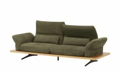W.SCHILLIG Leder Sofa Imperia | Olive (Grün) 220|cm Grundfunktion -Sofas Verkaufsladen 25406356 11 202001272236