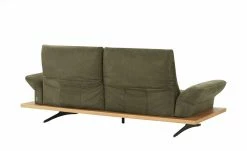 W.SCHILLIG Leder Sofa Imperia | Olive (Grün) 220|cm Grundfunktion -Sofas Verkaufsladen 25406356 2 202001272236