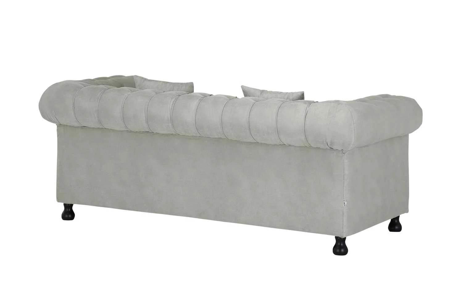 smart Sofa Chelli | Hellgrau 3 Mikrofaser 4 smart Sofa Chelli | Hellgrau 3 Mikrofaser – Bild 2