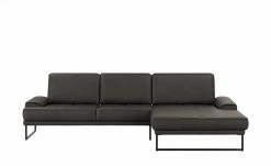 Gallery M Leder Ecksofa Viola | Espresso (Braun) rechts