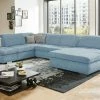 Lounge Collection Wohnlandschaft Spencer | Hellblau links Grundfunktion