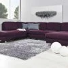 meinSofa Wohnlandschaft Jana | Aubergine (Lila) links ohne