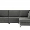Max Schelling Ecksofa Maximum Plus | Graphite (Dunkelgrau) rechts Erweiterte Funktion Winkel, Winkel Schwarz, Schwarz