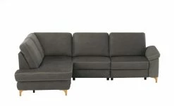 Max Schelling Ecksofa Maximum Plus | Anthrazit links Erweiterte Funktion Winkel, Winkel Massivholz, Massivholz