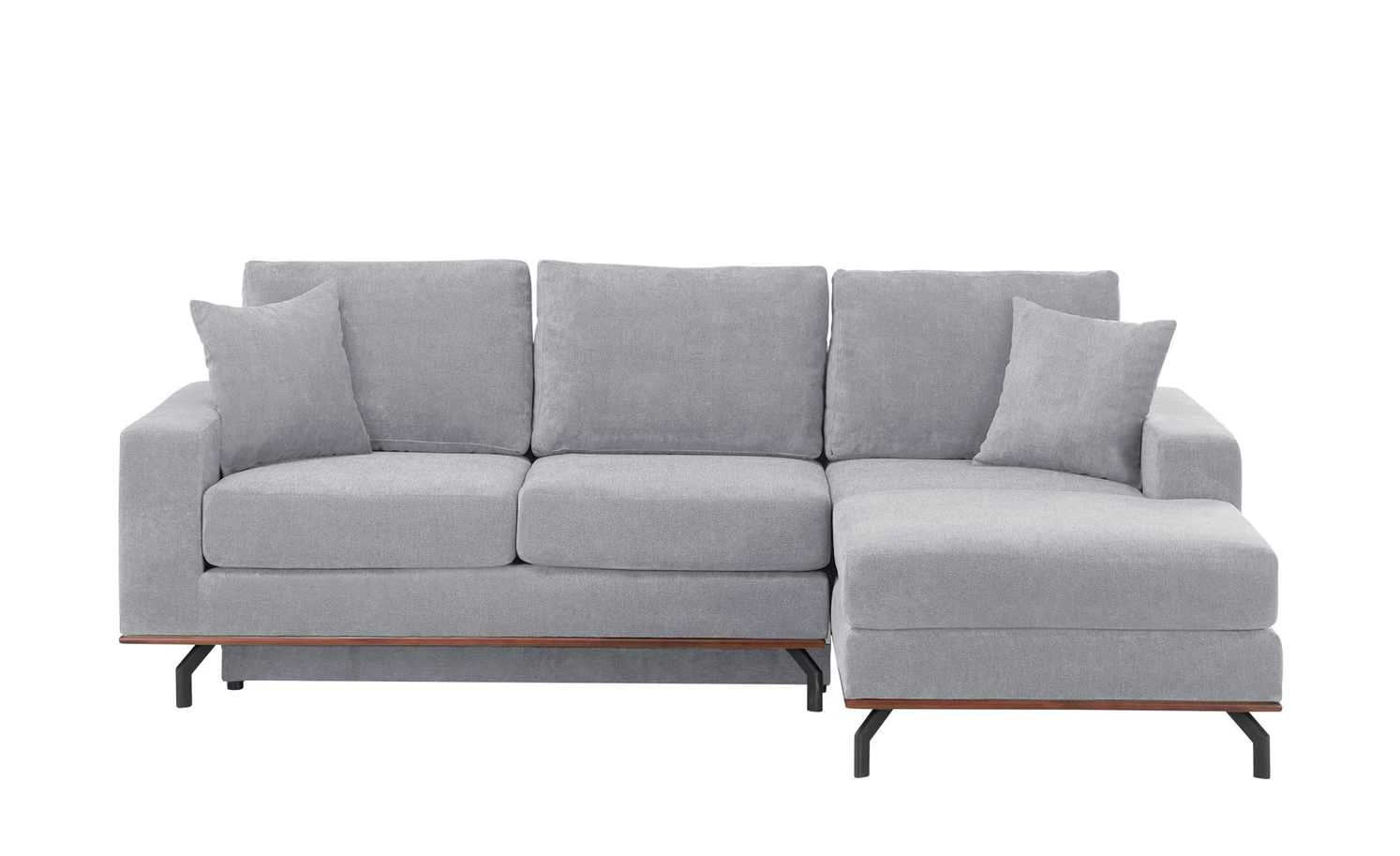 smart Wohnlandschaft Emily | Silbergrau rechts 3 smart Wohnlandschaft Emily | Silbergrau rechts