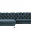 pop Ecksofa Caldara | Blau-Grau (Petrol) links