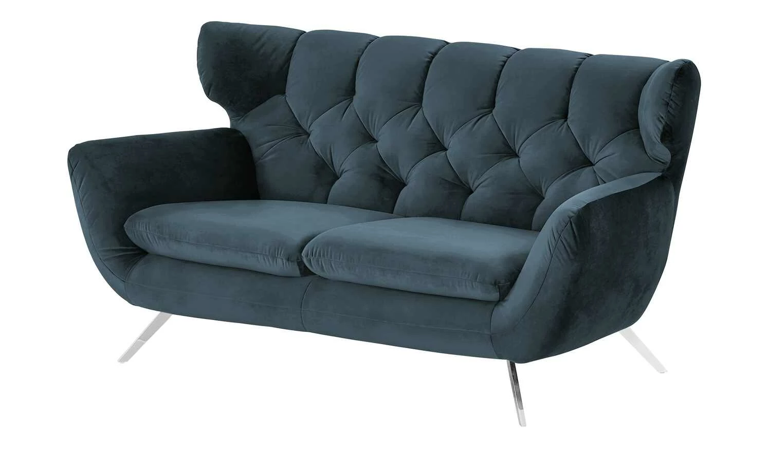 pop Sofa Caldara | Blue Grey (Blau-Grau) 2 Chrom 5 pop Sofa Caldara | Blue Grey (Blau-Grau) 2 Chrom – Bild 3