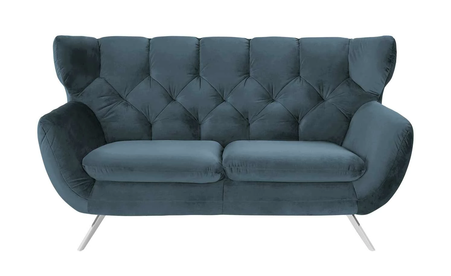 pop Sofa Caldara | Blue Grey (Blau-Grau) 2 Chrom 4 pop Sofa Caldara | Blue Grey (Blau-Grau) 2 Chrom – Bild 2