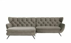 pop Ecksofa Caldara | Silbergrau links