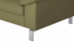 Max Schelling Ledersofa Maximum | Oliv (Grün) 2 Winkel, Winkel Chrom -Sofas Verkaufsladen 25409659 9 202006091003