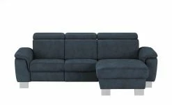 meinSofa Ecksofa Beata | Denim (Dunkelblau) rechts ohne