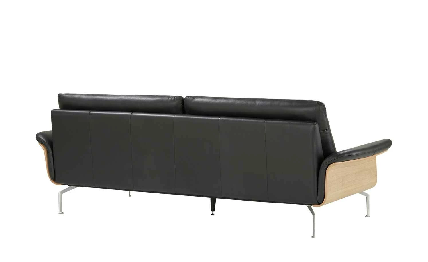 Nils Olsen Ledersofa Alva | Schwarz 3 5 Nils Olsen Ledersofa Alva | Schwarz 3 – Bild 3