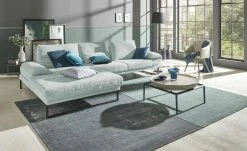 Max Schelling Ecksofa Signum | Blau-Grau links Erweiterte Funktion