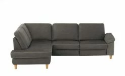 Max Schelling Ecksofa Maximum Plus | Anthrazit links ohne eckig, eckig Massivholz, Massivholz