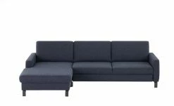 Max Schelling Ecksofa Maximum Move | Navy (Dunkelblau) links Grundfunktion Schwarz, Schwarz