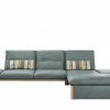 KOINOR Leder-Ecksofa Humfrey | Mare (Grau-Blau) rechts mit Massivholzrahmen -Sofas Verkaufsladen 26402872 8 202007281219